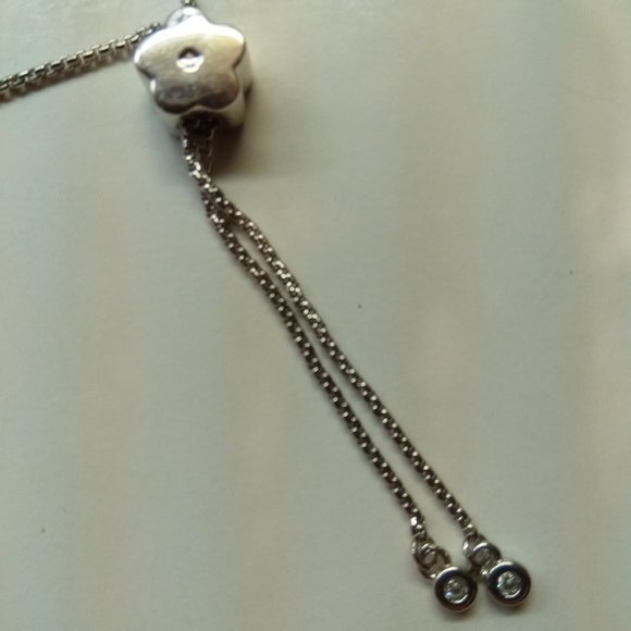 Kate Spade New Silver Flower Slider Bracelet - Picture 3 of 3